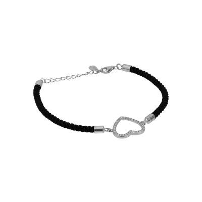 Pulseira Cora��o com Corda