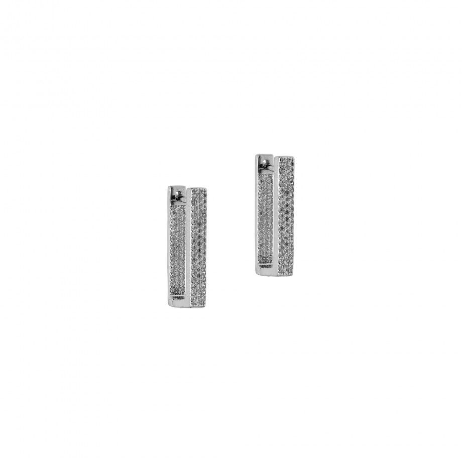 Rectangular Hoop Earrings