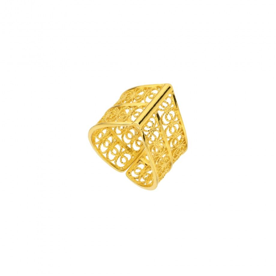 Anel Stapi - Dourado